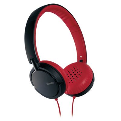 Black and red headband headphones SHL5000/10