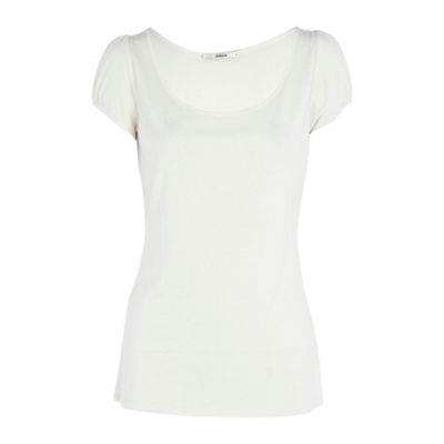 Oasis Off white scoop neck t-shirt