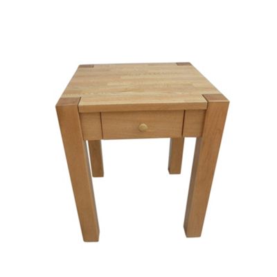 White oak Newport II lamp table - Was £299