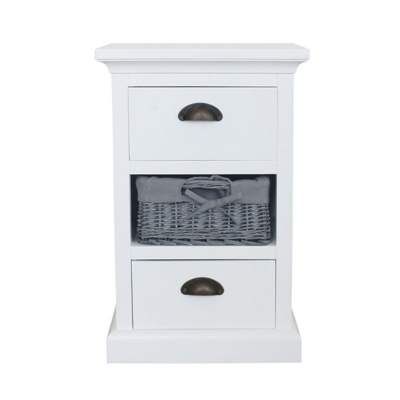 Debenhams - White And Grey Wicker 'Sandringham' 3 Drawer Chest Review