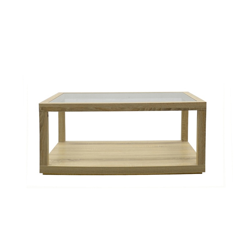 Debenhams - Oak Effect 'Cleves' Rectangular Glass Coffee Table Review