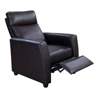 Dark brown Clarendon recliner chair - Was £599