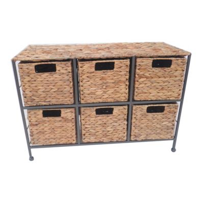 Six drawer Hyacinth storage chest - Was £239