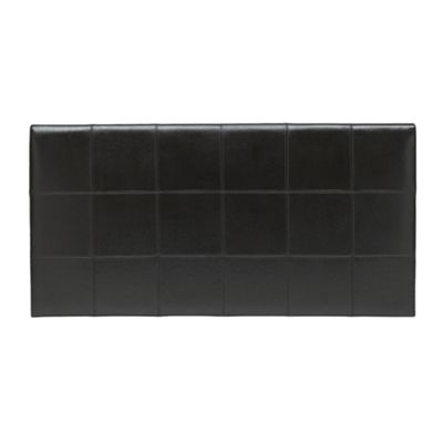 Debenhams Chocolate leather headboard