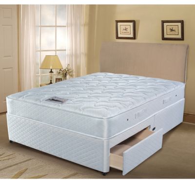 Simmons White Select Visco 600 divan bed