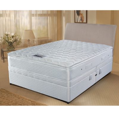 Sleepeezee White Select Visco 800 ottoman divan bed