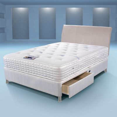 Sleepeezee Cool Comfort Chrome 1400 divan bed and mattress
