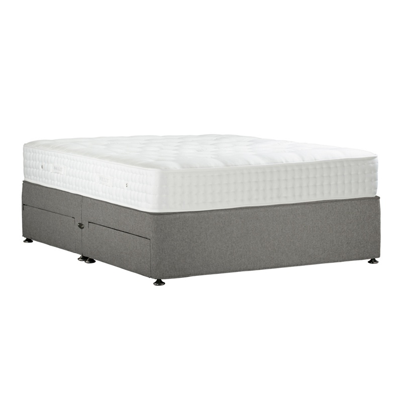 Sleepeezee - Light Grey 'Natural Indulgence Silver' Flat Weave Divan Bed With Mattress And 4 Drawers Review