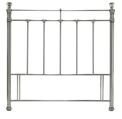 Juliette antique nickel headboard