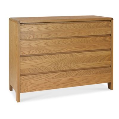 Oak Domino four drawer chest