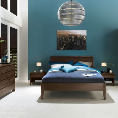 Walnut Domino bedstead