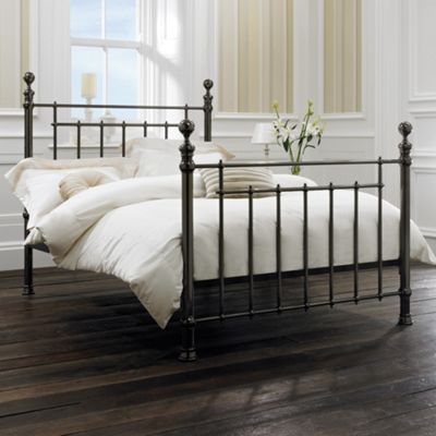 Debenhams Black nickel Olivia bedstead