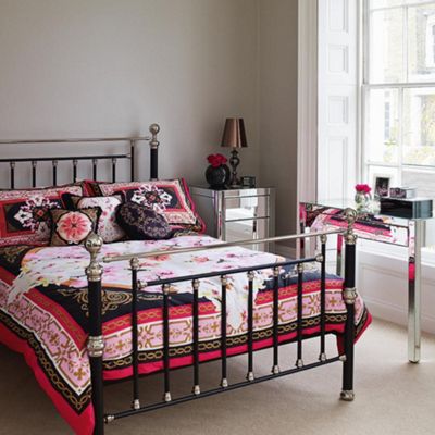 Debenhams Black nickel Rosalind bedstead