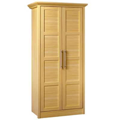 Consort Furniture Oak finished Camara double wardrobe