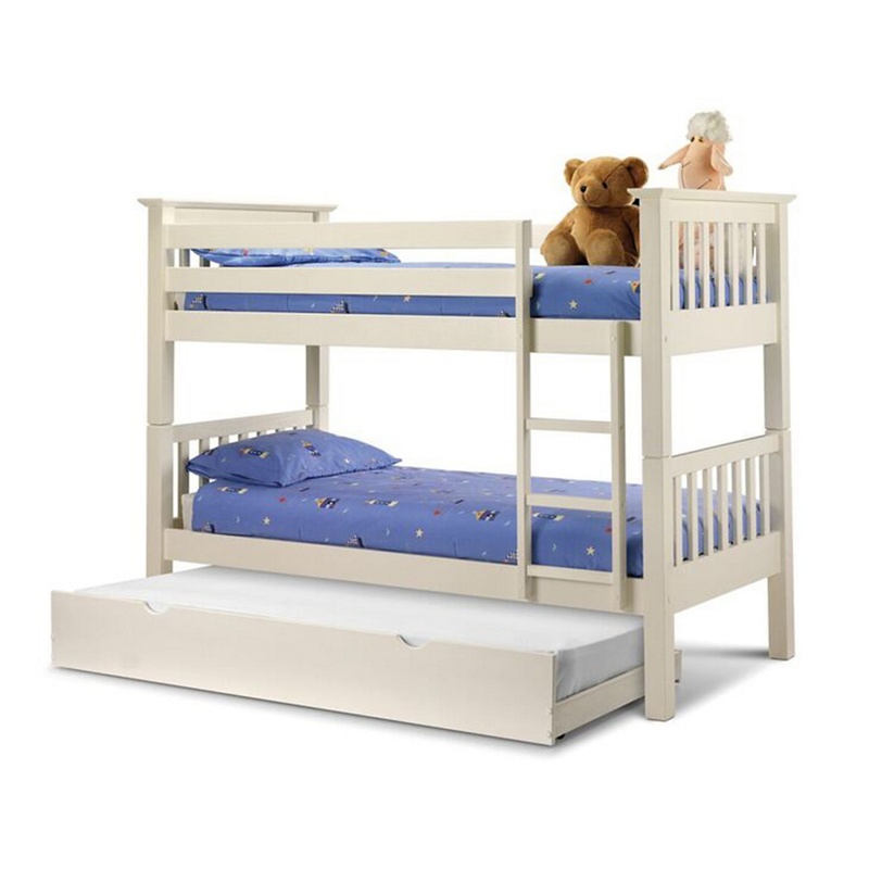 Debenhams - Soft White 'Barcelona' Bunk Bed  With Underbed Frame And 'Platinum' Mattresses Review