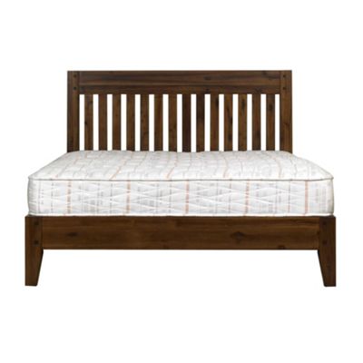 Rich Dark Acacia Elba bedstead