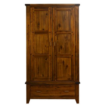 Debenhams Rich Dark Acacia Elba wardrobe