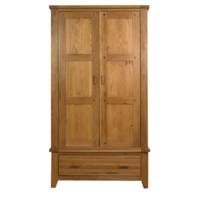 Debenhams Oak Rushmore double wardrobe