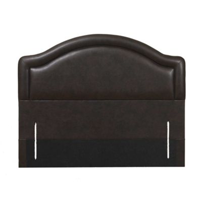 Chocolate Cupa bonded leather headboard