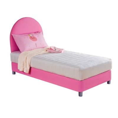 Silentnight Junior pink breatheasy divan set and headboard