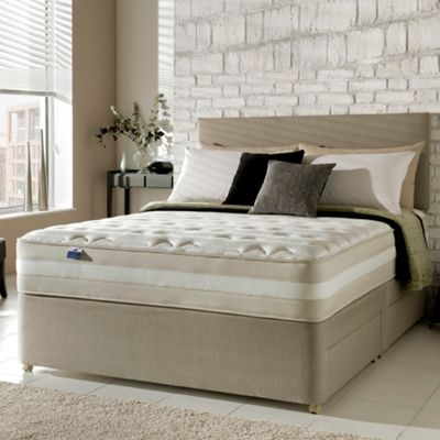 Silentnight Mirapocket 1550 divan bed and mattress set