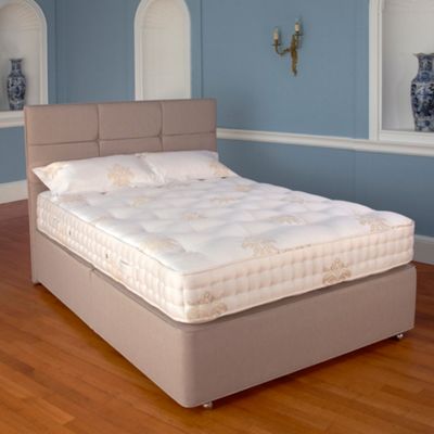 Relyon Truffle Marlow divan and firm tension mattress