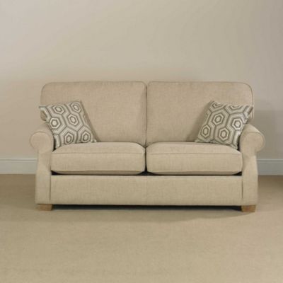 Debenhams Cream viscose deluse large Jupiter sofa bed