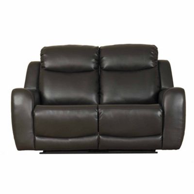Brown Lana medium bonded leather recliner sofa