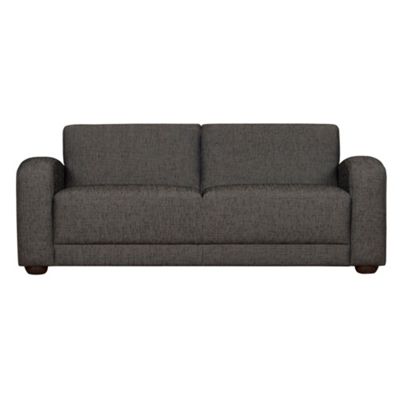 Slate large Savoy sofa with dark feet