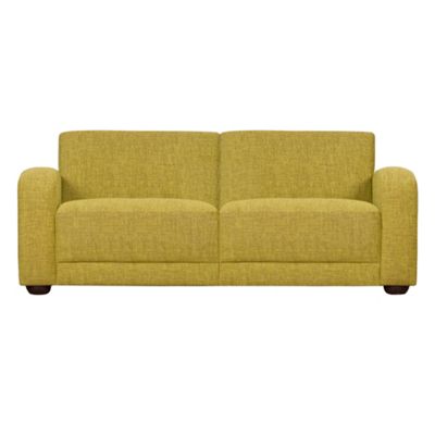 Lime large Savoy sofa with dark feet