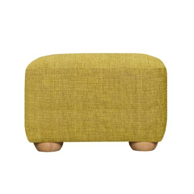 Lime Savoy foot stool with light feet