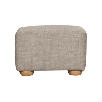 Biscuit Savoy foot stool with light feet