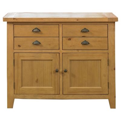 Debenhams Pine Auckland sideboard with 2 doors and 4 drawers