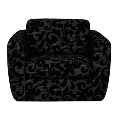 Patterned peat carousel swivel chair