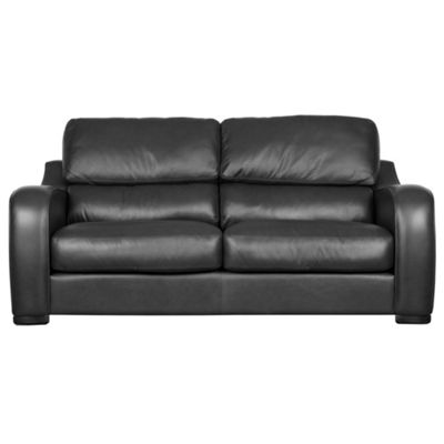 Black large Berber sofa with dark feet