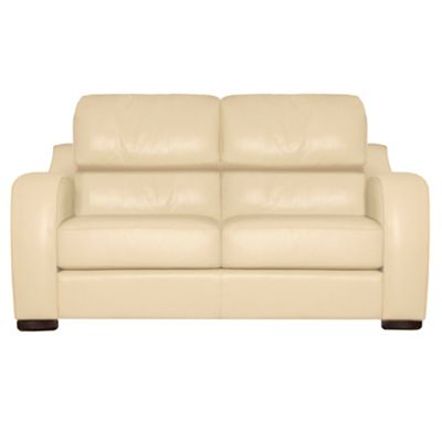 Natural medium Berber sofa with dark feet