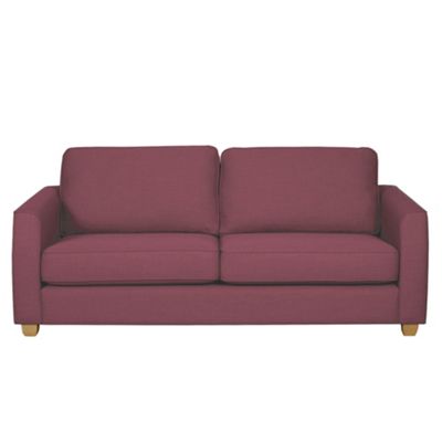 Debenhams Mulberry Dante fabric sofa bed with light feet