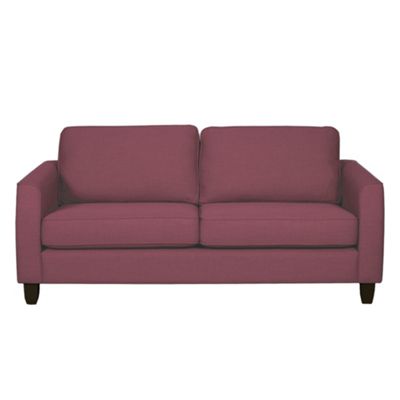 Mulberry Dante fabric large sofa with dark feet