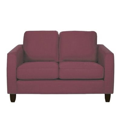 Mulberry Dante fabric small sofa with dark feet