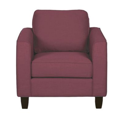 Mulberry Dante fabric chair with dark feet