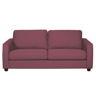 Debenhams Mulberry Dante fabric sofa bed with dark feet