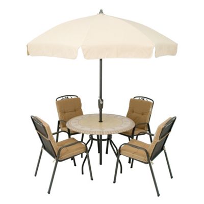 Round Salizburg dining set