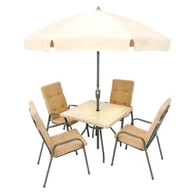 Square Gloriette dining set