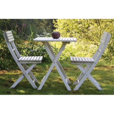 Debenhams White tea-for-two dining set