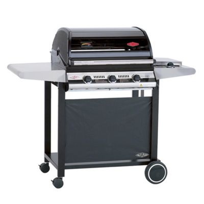 Black discovery deluxe three burner barbecue