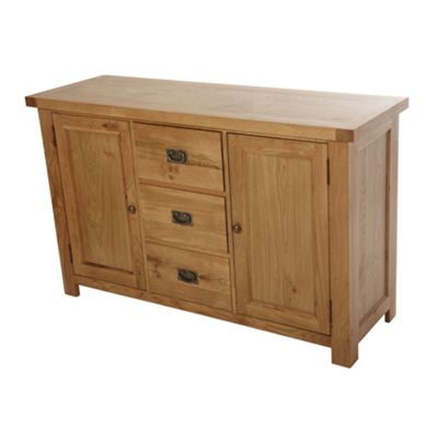 Debenhams Solid oak Hamilton large sideboard