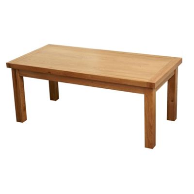 Debenhams Solid oak Hamilton large coffee table