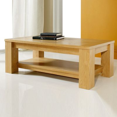 Debenhams Oak Cuba coffee table