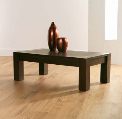 Debenhams Walnut Lyon rectangular coffee table