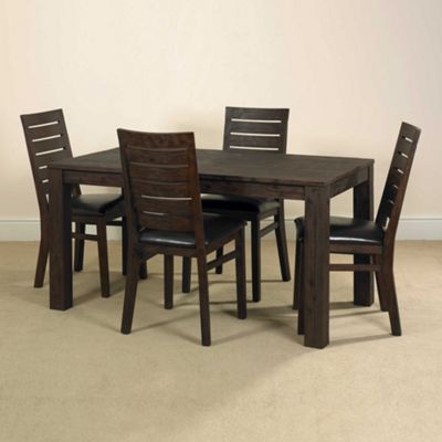 Debenhams Bruges extending dining table and four ladder